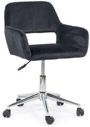 Chairs ON Scaun de birou cu baza metalică tapițat cu, catifea
