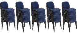 Ant-romania Set 50 de scaune pentru diverse evenimente-albastru inchis