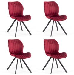 Chairs ON Set 4 scaune de bucătărie si living 248-vișiniu