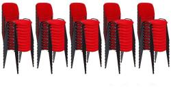 Ant-romania Set 50 de scaune pentru diverse evenimente-rosu