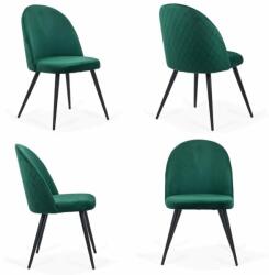 Chairs ON Scaune de bucatarie si living din catifea BUC 207 Verde