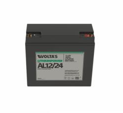 Volta's Voltas 12.8V 24Ah LiFePO4 lítium-vasfoszfát akkumulátor 181*75*170