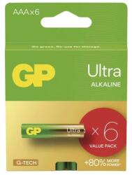 GP Batteries LR03 GP24AU-C4+2 Ultra alkáli mikró elem bliszteres
