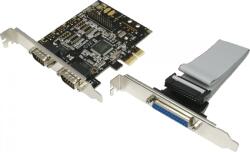 LogiLink CARD adaptor LOGILINK, PCI-Express la 2 x SERIAL DB9M. + 1 x PARALEL, PC0033 (PC0033)