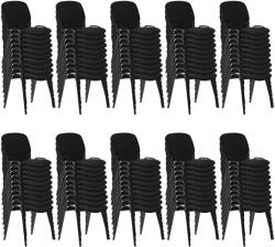 Ant-romania Set 100 de scaune pentru diverse evenimente-negru