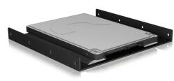RaidSonic ADAPTOR Icy Box fixare HDD/ SSD 2.5 inch in bay de 3.5 inch, 1 x HDD/ SSD, metal, negru, IB-AC653 (IB-AC653)