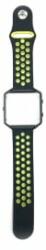 Cellect Fitbit Blaze szilikon óraszíj fekete-zöld (CEL-STRAP-BLAZE-BKG)