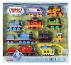 Mattel Thomas és barátai: Tologatható mozdony szett - 10 db-os (HRR49) - jateknet