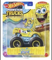 Mattel Hot Wheels: Monster Trucks, Spongyabob Kockanadrág - Spongyabob (HWN76)