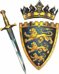 Liontouch Tripla oroszlános királyi készlet - kard, pajzs és korona