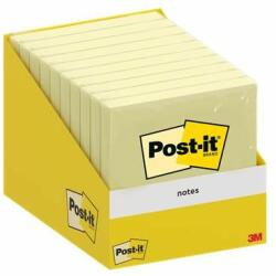 3M Öntapadó jegyzettömb, 76x76 mm, 100 lap, 3M POSTIT, kanári sárga (LP6820CYW10) - primatinta