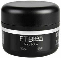 ETB Nails Épitő zselé White 40ml (EN00431)