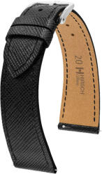 Hirsch Curea neagră din piele Hirsch Giffone L 01875050-2 (piele de vită) 22 mm
