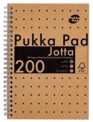 Pukka Pad Caiet cu spirală, A5, cu linii, 100 de pagini, PUKKA PAD "Jotta Kraft (9567-KRA)