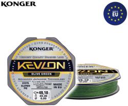 KONGER Fir textil KONGER Kevlon X4 Olive Green 150m, 0.08mm, 5.2kg (250152008)