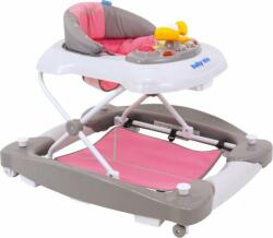 Baby Mix Premergător pentru copii cu leagăn și roți din silicon BABY MIX , roz (GAWO-63568)