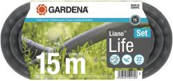GARDENA 18445-20 Liano Life Textil locsolótömlő készlet (13mm) - 15 méter (Modell 2023) (18445-20)