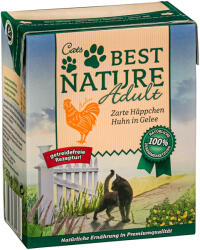 Best Nature Best Nature Adult Cat 8 x 370 g - Pui în gelatină