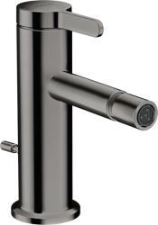 Hansgrohe One egykaros bidécsaptelep pop-up lefolyógarnitúrával, polírozott fekete króm 48210330 (48210330)