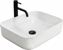 Rea Demi Slim 51x39 cm pultra ültethető mosdó, fehér REA-U1953 (REA-U1953)
