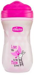 Chicco Chicco, canita anti-varsare, termic, roz, 200 ml, 14m+