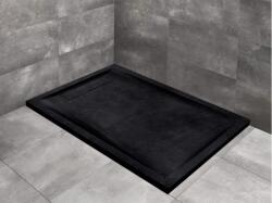 Radaway Doris F 140x90 szögletes öntöttmárvány zuhanytálca, fekete DF1490-54 (DF1490-54)