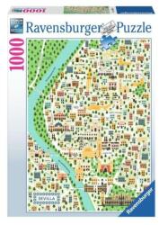 Ravensburger 1000 db-os puzzle - Map of Seville (17607)