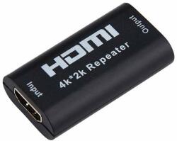 Donji HDMI kábel toldó adapter, akár 10 méterig, fekete (TB2282)