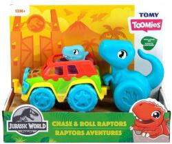 TOMY Toomies Jurassic World Dínó járgány játékszett (E73251) (E73251)