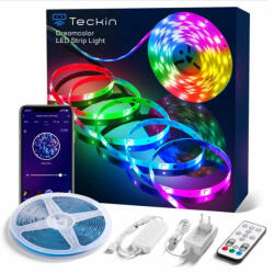 Teckin SL08 Vízálló, Egyedi Vezérlésű, RGB Okos, Világító LED Sza (X001AOX7AD-N)