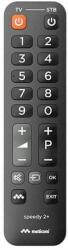 Meliconi Dálkové ovládání , 807026, SPEEDY 2+, univerzální, 2v1, pro 1 TV a 1 extrení dekodér, režim Combo