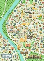 Ravensburger 17607 - Map of Seville - 1000 db-os puzzle (17607)