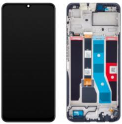 621029000053 Gyári Realme C51 LCD kijelző érintővel Fekete kerettel előlap (621029000053)