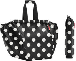 Reisenthel easyshoppingbag fekete-fehér pöttyös női bevásárló táska (UJ7073)