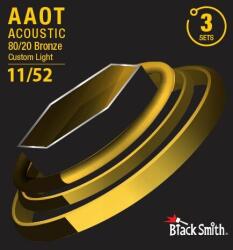 BlackSmith AAOT Acoustic Bronze, Custom Light 11-52 húr - 3 szett