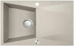 Laveo SRG_411T - LAVEO Grenada gránit mosogató dugókiemelővel 780X480 bézs (SRG_411T)