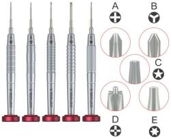 Qianli MEGA-IDEA 2D iFlying csavarhúzó készlet (Philips, Tri-point, Pentalobe, Pin Philips, T2 Torx) (QIANLI MEGA-IDEA 2D)