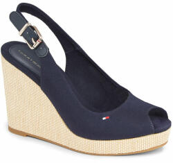 Tommy Hilfiger Szandál Tommy Hilfiger Iconic Elena Sling Back Wedge FW0FW04789 Space Blue DW6 38 Női