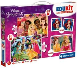 Clementoni Edukit: Disney Hercegnők 4 az 1-ben játékgyűjtemény - Clementoni (18297C)