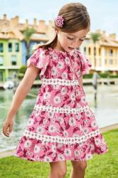 Mayoral gyerek ruha rózsaszín, mini, harang alakú - rózsaszín 92 - answear - 16 990 Ft