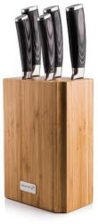 G21 Késkészlet G21 Gourmet Stone 5 db + bambusz késtartó (G21-GMS-5BBB) - platinashop