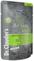 Dr.Clauder's Best Selection No3 bárány&nyúl amaránttal - Hair&Skin alutasakos eledel macskának 85g - vetpluspatika