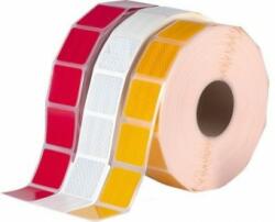 ALM Rola banda reflectorizanta calitate premium intrerupta 5cm x 45 metri culoare Alb (ALM TCT-4682)