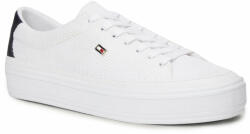 Tommy Hilfiger Sportcipők Tommy Hilfiger Vulc Monotype Sneaker FW0FW07675 White/Space Blue 0K5 41 Női