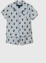 Ralph Lauren gyerek pamut pizsama mintás - kék 117-123 - answear - 22 990 Ft