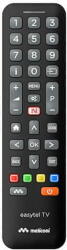Meliconi Dálkové ovládání , 808062, EASYTEL TV, univerzální, pro 1 TV, 34 kláves