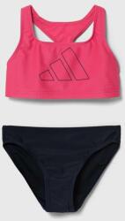Adidas kétrészes gyerek fürdőruha rózsaszín - rózsaszín 140