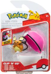 Pokémon - Set 2 figurine Clip n Go, (Dedenne & Love Ball) S15 (ASMPKW3138)