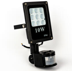  FTS LED Reflektor Prémium 10W Mozgásérzékelővel - fenytechnikashop