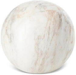 Asli márványos hatású kerámia gömb Fehér 9x9x9 cm